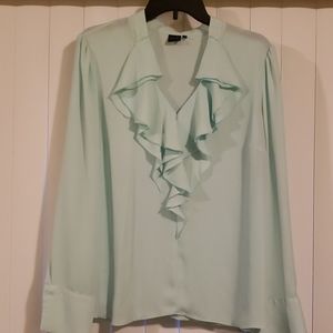 Mint green blouse